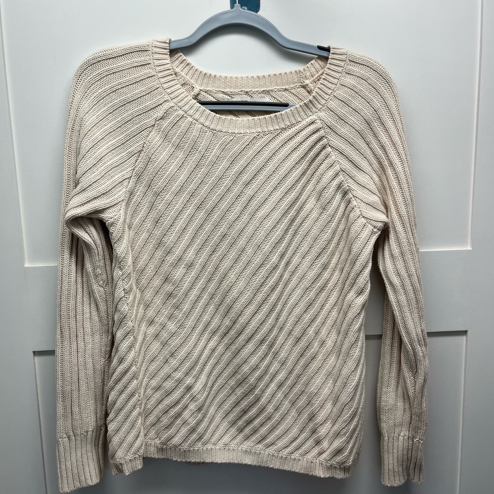 Cable knit sweater